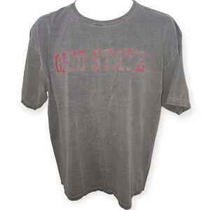 Retro OHIO STATE BUCKEYES Tee Adult Large 100% Cotton T-Shirt